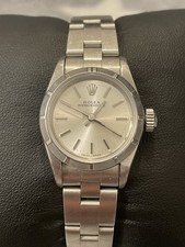 VINTAGE WOMENS ROLEX WATCH OYSTER PERPETUAL STAINLESS STEEL FROM 1988 REF 67230