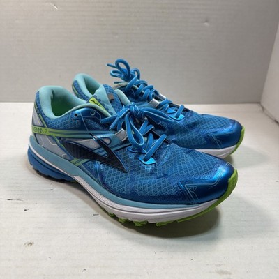 Brooks Ravenna 7 Running Shoes Women Size 9 Blue Mesh Breathable