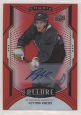 2020-21 Upper Deck Allure Rookie SP Red Rainbow Peyton Krebs #142 Auto 0ie6