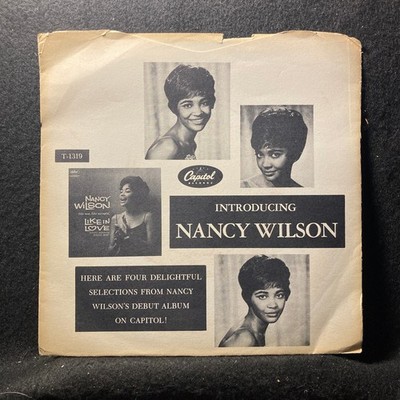 Introducing Nancy Wilson (Capitol T-1319) 7'' 4-Song PROMO EP EX/VG+ w/PS