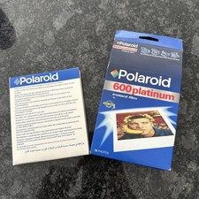 NEW 2 packs Polaroid 600 platinum Instant Film 10 photos x 2 Expired 2000