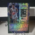 2020 Panini Contenders Draft Picks Prizm James Wiseman Rookie Auto Green Shimmer