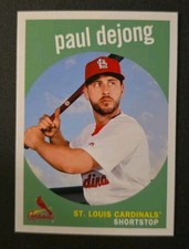 2018 TOPPS ARCHIVES MISSING SIGNATURE Paul DeJong #88 Cardinals
