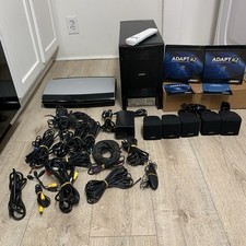 Bose Lifestyle AV18 PS28 III Acoustimass System Remote ADAPTiQ DVD 5 Speakers