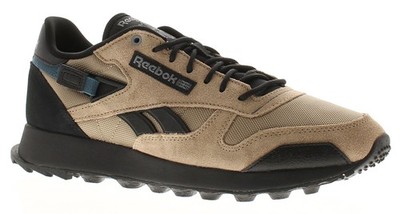 Reebok Herren Sportschuhe klassisch Leder Schnürschuhe weiß Boulder beige UK-Größe