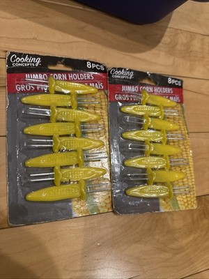 vintage corn on the cob holders Cooking Concepts 3 Packs x8 (16) Holders Bx 2