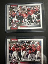 (2) 2026 Topps Series One #266 Nationals Team Card Mirror Variation And Base
