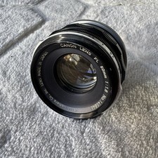 Canon FL 50mm f1.8 Good Condition Aluminum Body Smooth Focus  Aperture