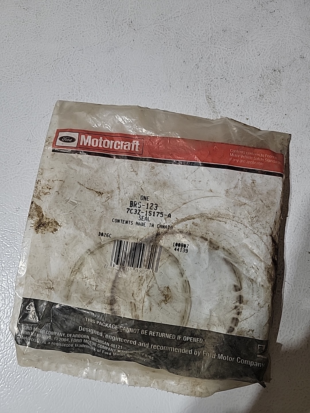 Ford 7C3Z-1S175-A Seal Motorcraft BRS-123  