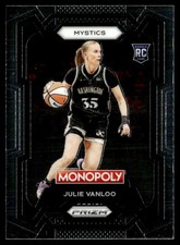2024-25 Panini Prizm Monopoly WNBA Julie Vanloo Rookie Washington Mystics #34