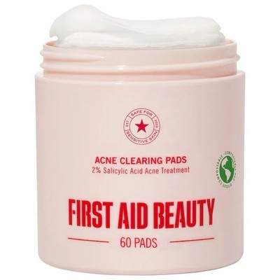 First Aid Beauty Acne Clearing Pads 2% Salicylic Acid Treatment