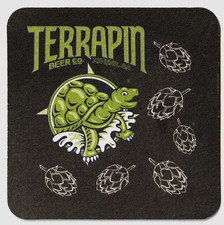 Terrapin Beer Co Beer Coaster Athens GA