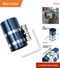 4 Inch Piston Ring Compressor Tool Adjustable 2-6.9 Inch for Car Engines