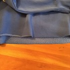 Christopher Newport University Cropped Blue 84 1/4 Zip Sweatshirt With Raw Hem — photo 6
