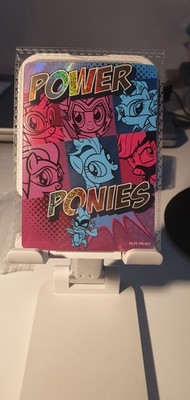 MY LITTLE PONY MANE  6 POWER PONIES Promo Card MLPE-PR-003 ENGLISH BOX TOPPER 