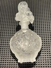 Vintage Bohemian Art Deco Lalique Style Frosted Perfume Bottle Collectable — photo 1