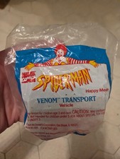 A 1994 McDonalds Spiderman Venom Transport New in Package 6