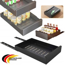 Teleskopschublade Küchenschublade 43-70cm Ausziehbar Schrankauszug Organizer DHL