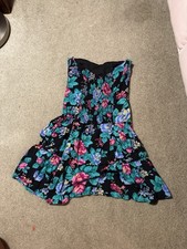 Vintage MINKPINK Floral Mini Dress Boho Cottagecore Indie Sleaze Festival