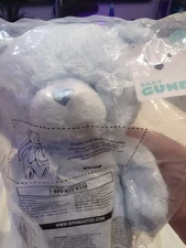 Baby Gund My First Teddy Plush Tan 15" Bear BLUE SOFT Christmas Birthday Cuddly