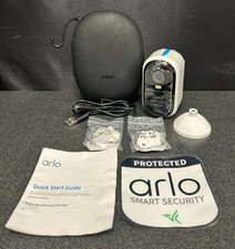 Arlo Outdoor Camera 2K VMC3050 White W/Case FAST FREE SHIPPING