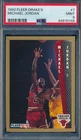 MICHAEL JORDAN 1992-93 FLEER DRAKE'S PSA 9 MINT CARD #7!  TOUGH!