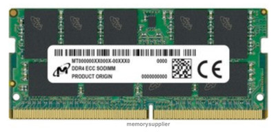 MTA18ASF4G72HZ-3G2F1 Micron 32GB PC4-25600 DDR4-3200MHz ECC Unbuffered SoDimm