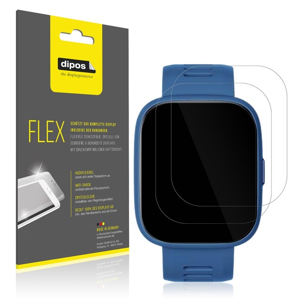 2X 3D Full Cover Schutzfolie FüR Biggerfive Smartwatch Kinder Panzerfolie-image