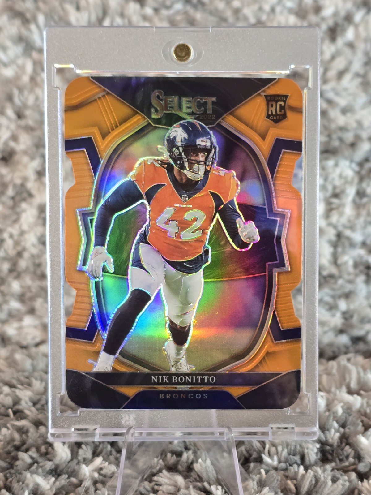 Nik Bonitto Panini Select #25 Die-Cut Orange