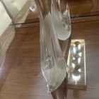 Vintage Signed Murano 14.5” 17.5” Glass Swan Sculptures Frosted Bills Panels MCM — photo 8