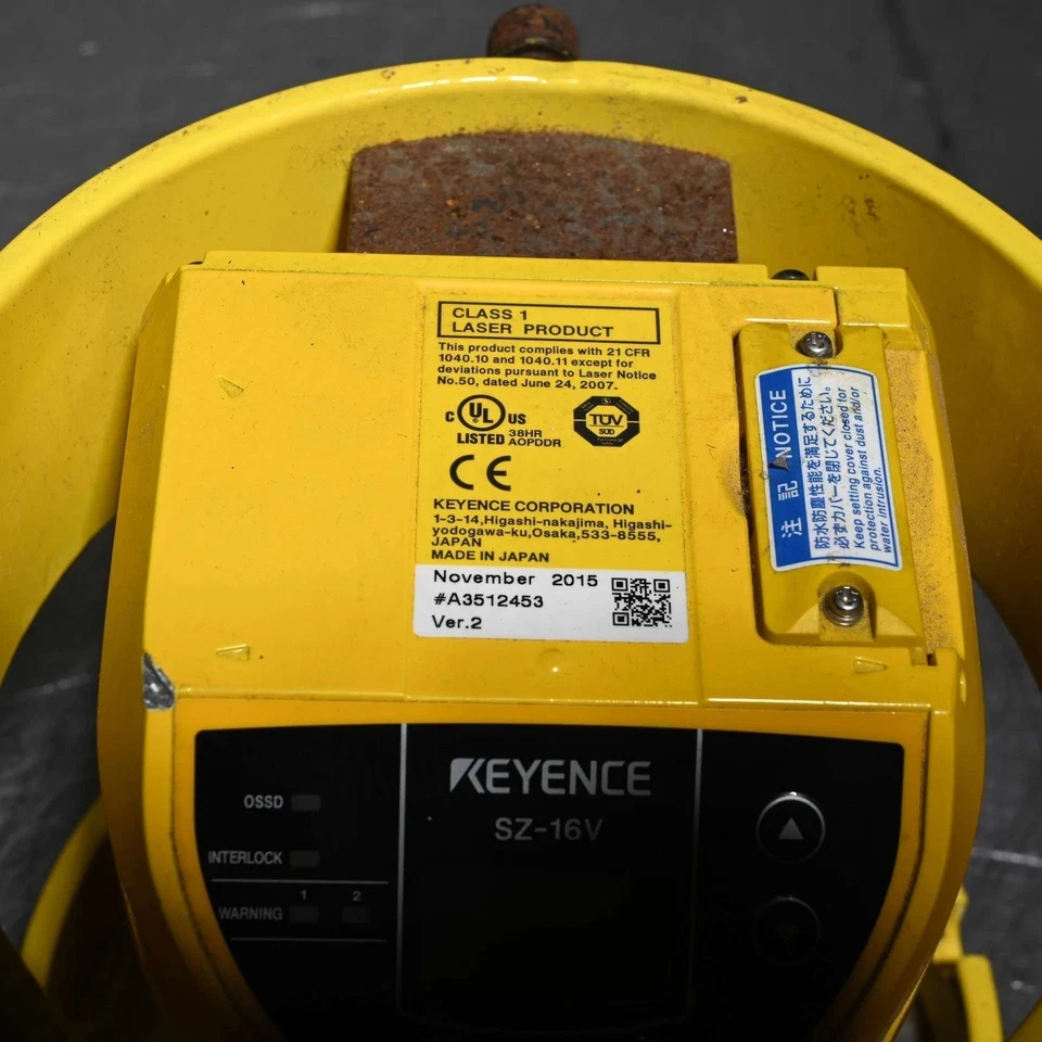 Keyence SZ-16V Industrial Multi-Zone Safety Laser Scanner + Warranty - Image 2 of 4