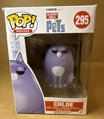 Funko Pop! Animation: The Secret Life of Pets Chloe Purple Cat #295 Vinyl Figure