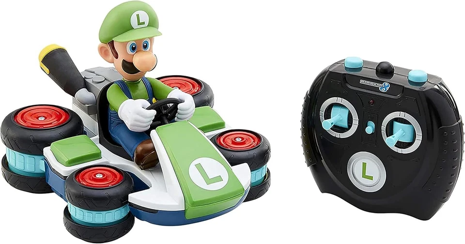 Nintendo Mario Kart 8 Luigi Mini Anti-gravity RC Racer 2.4ghz With Full