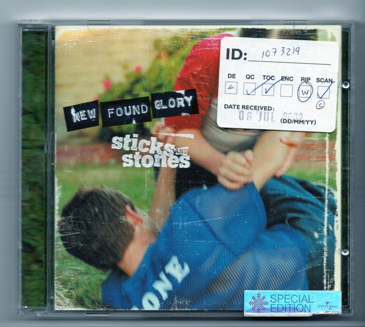 Sticks and Stones by New Found Glory (CD, 2002) for sale