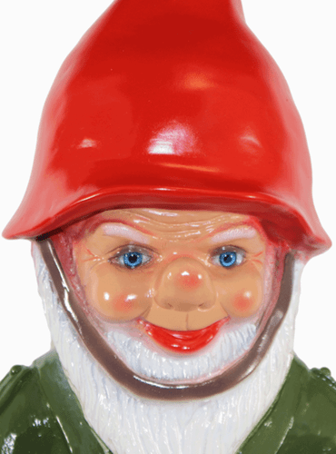 Enano de Jardín Decoración Figura Enano Soldado Con Rifle de Plástico H 49 CM - Imagen 2 de 5