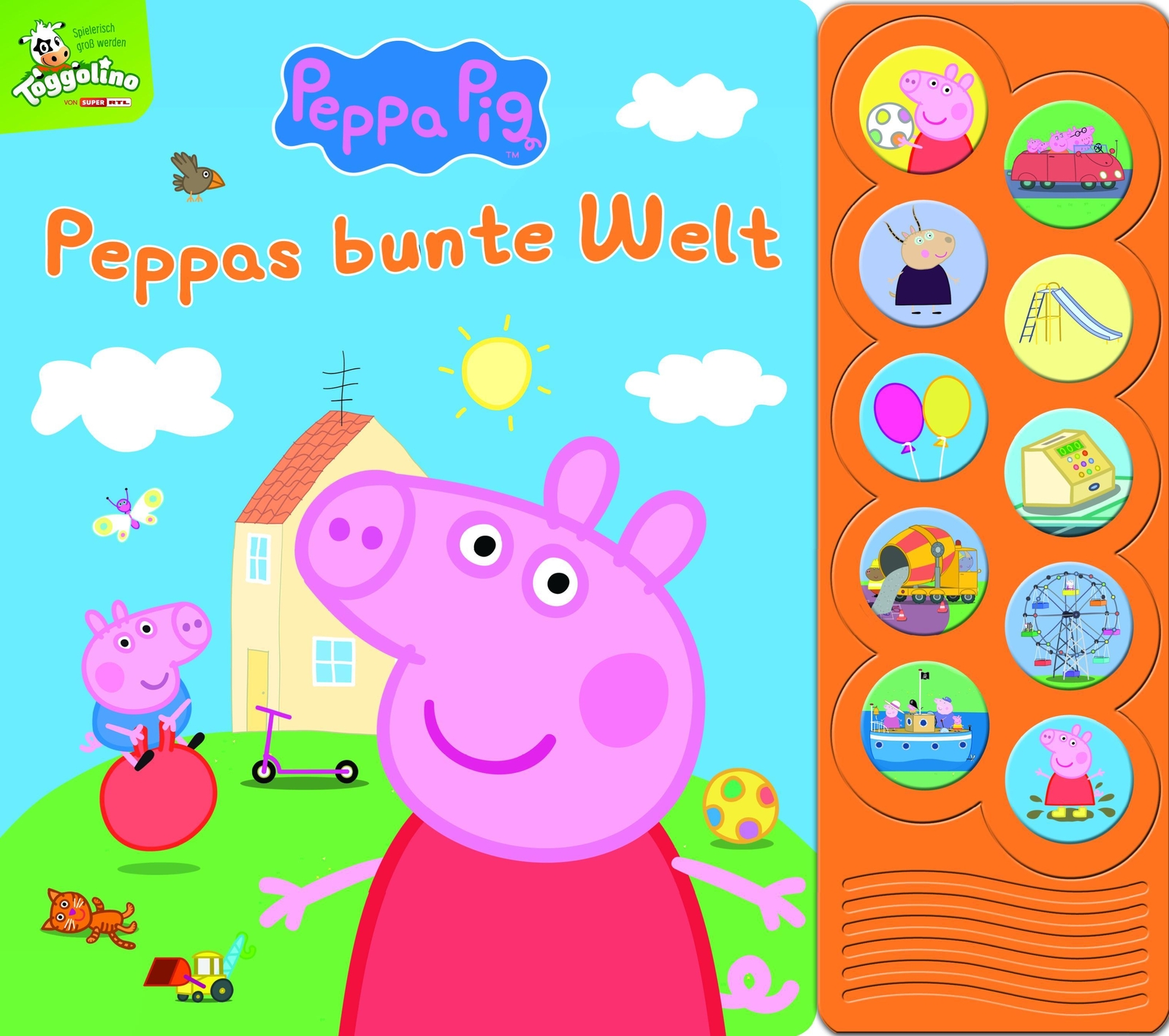 Thumbnail - Peppa Pig - Peppas Bunte Welt - Interaktives Pappbilderbuch Mit 10