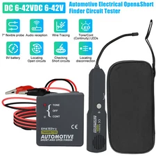 Automotive Short&Open Finder Circuit Tester Tool Car Wire Tracker DC 6-42V Probe