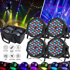 8x 80W Par Strahler Mit Softtasche RGB 36 LEDs Par DMX Bühnenlicht DJ Discolicht