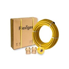 Flexigas Flexible Gas Pipe 15mm/22mm/28mm/32mm 5Metres/10Metres Kits