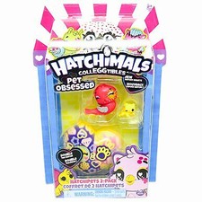 Squowl  Bear Dark Purple Hatchimals Colleggtibles Pet Obsessed Hatch Hearts