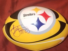 Louis Lipps Pittsburgh Steelers Signed Plush Football