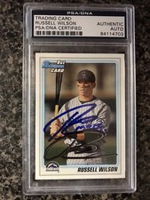 Russell Wilson Rookie Cards and Autographed Memorabilia Guide 64