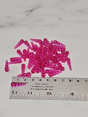 50pcs Trout Fishing Stacked Beads Walleye Rig Spinner Making Eggs 2cm 