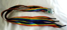 38" Gay Pride Rainbow Blue Green Red Orange Red Rockabilly Punk Shoelaces-New 