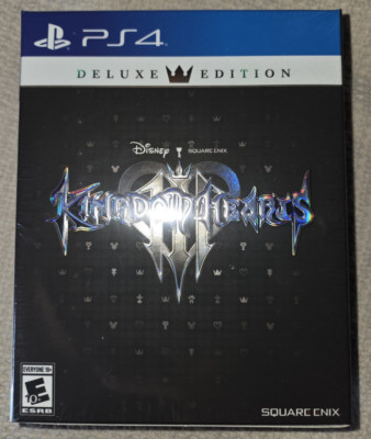 New Kingdom Hearts III DELUXE Edition STEELBOOK Box Set (PS4) - Free Shipping