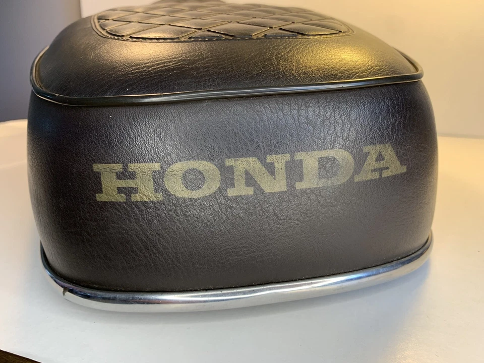 Asiento doble de motocicleta Honda CB VINTAGE negro genuino ¡Bonito! Foto 4 de 4