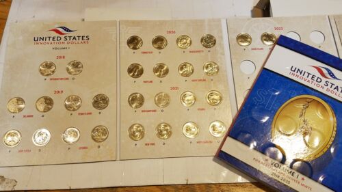 Full Set 52 Coins 2018-2025* (P&D) American Innovation Dollars & Whitman Book - Picture 7 of 23