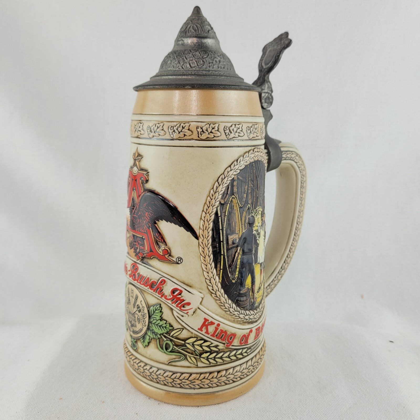 Vintage Anheuser Busch Budweiser Limited Edition "D” Series Beer Stein