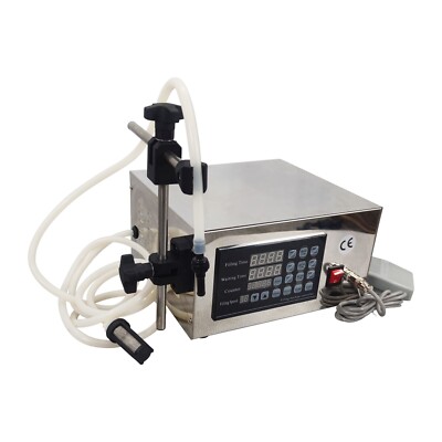 5-500ml LT-130 110V Small Liquid Filling Machine oil Washing fluid Acid-Base