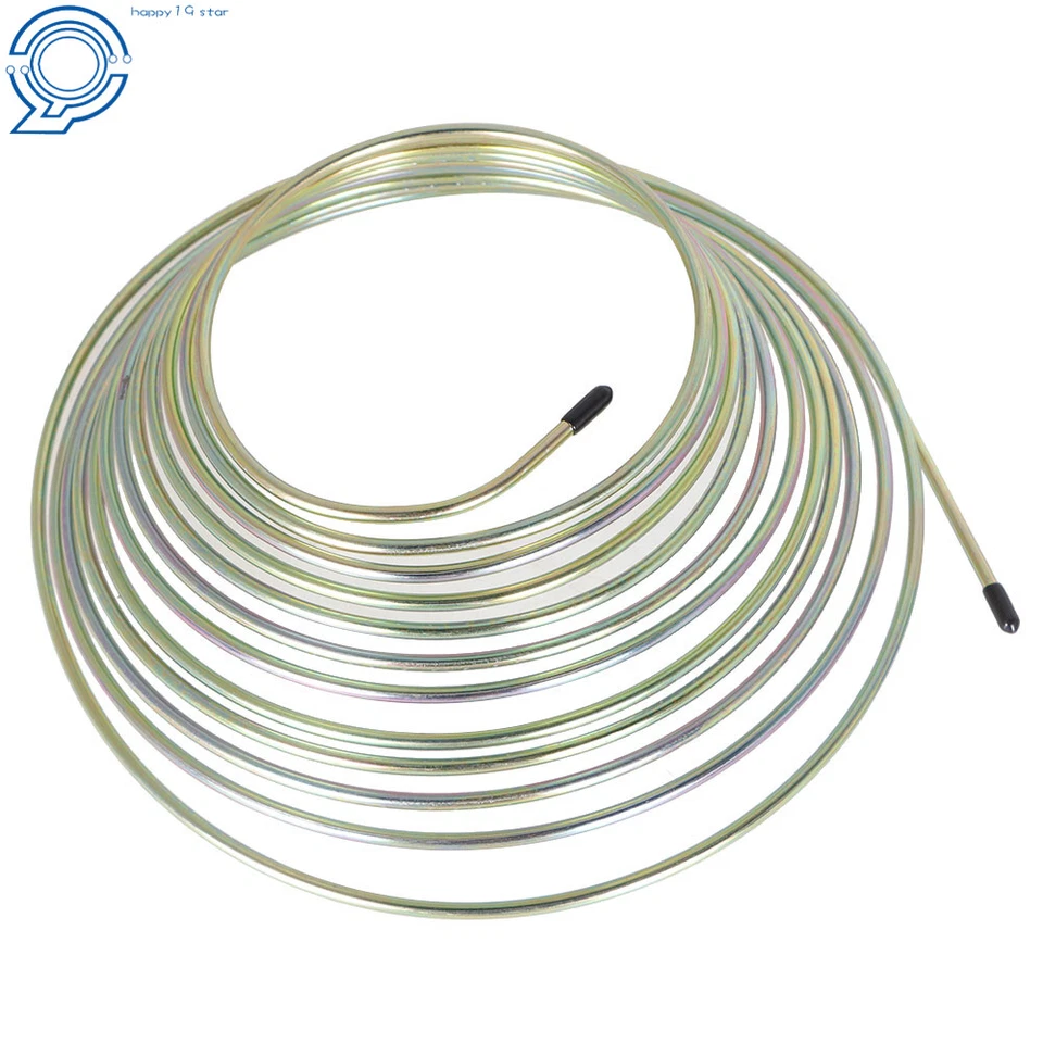 2x 25 Ft 3/16 Brake Line Tubing Coil-Flexible Double Galvanized Steel - Изображение 3 из 4